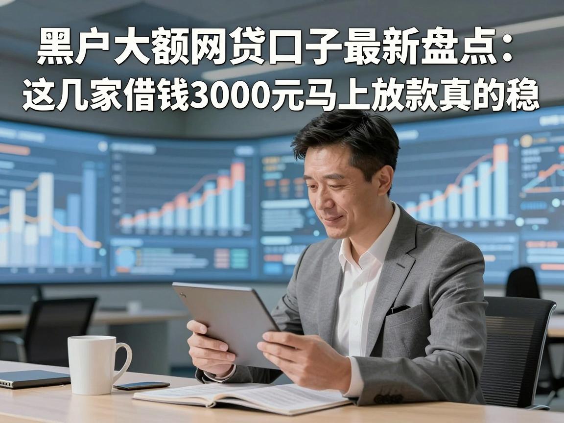 黑户大额网贷口子最新盘点：这几家借钱3000元马上放款真的稳