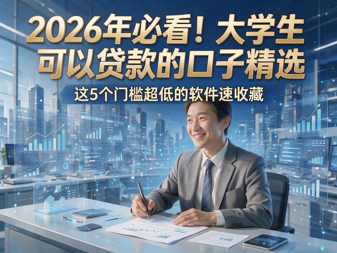 2026年必看！大学生可以贷款的口子精选，这5个门槛超低的软件速收藏！