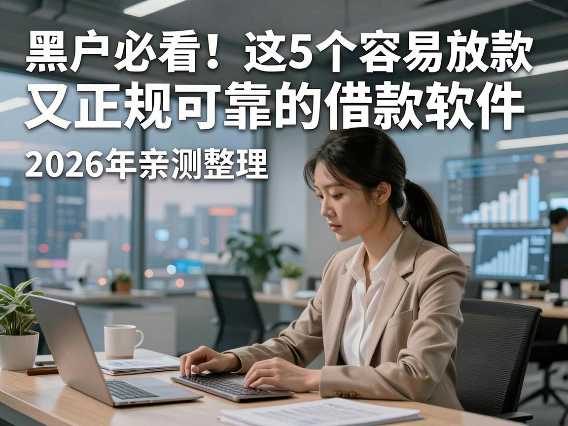 黑户必看！这5个容易放款又正规可靠的借款软件，2026年亲测整理