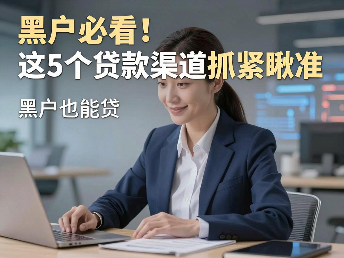 黑户必看！这5个贷款渠道抓紧瞅准，黑户也能贷