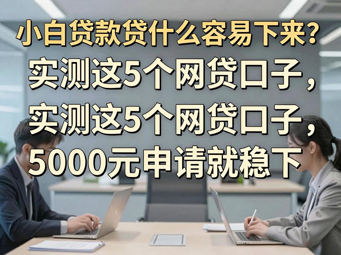 小白贷款贷什么容易下来？实测这5个网贷口子，5000元申请就稳下