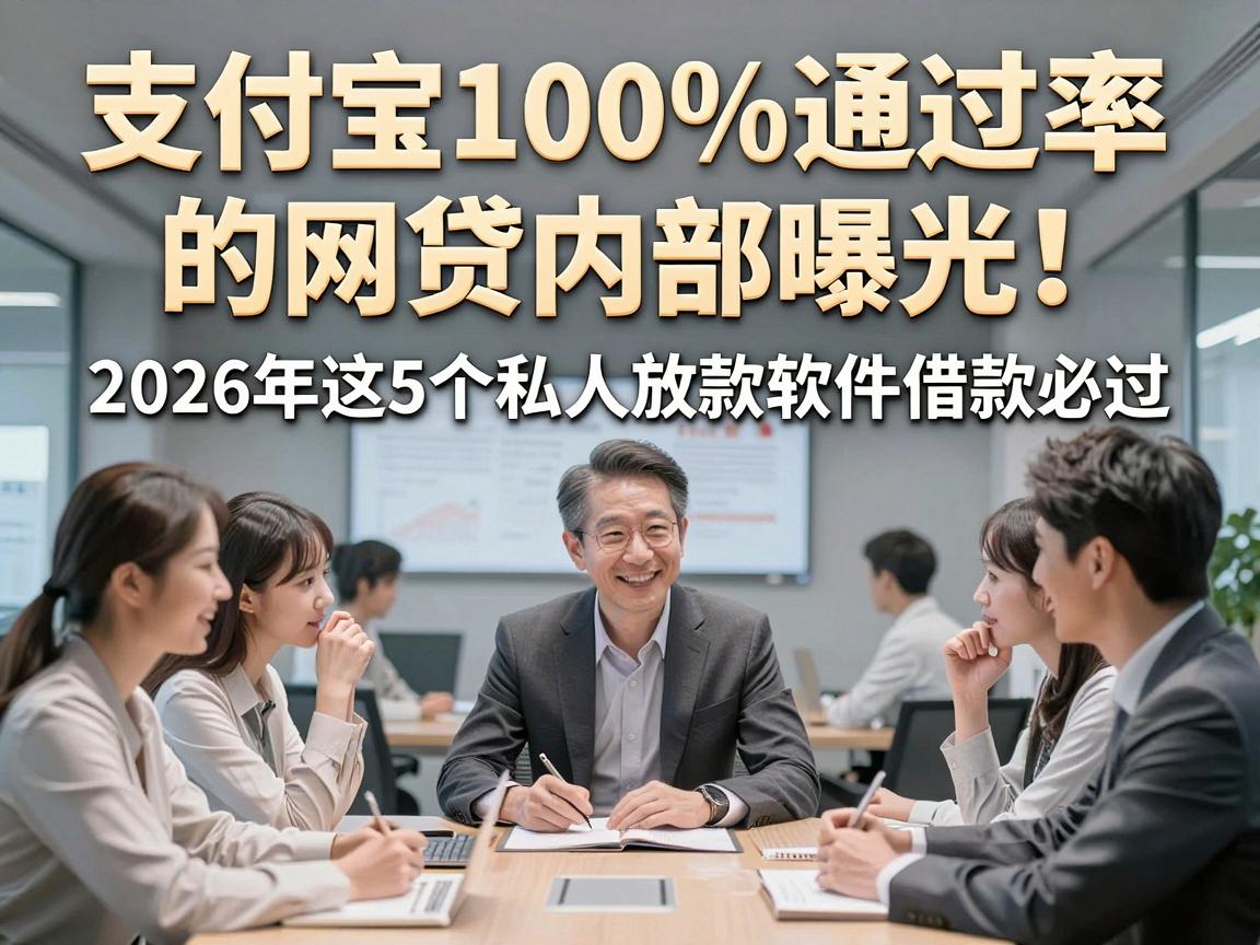 支付宝100%通过率的网贷内部曝光！2026年这5个私人放款软件借款必过