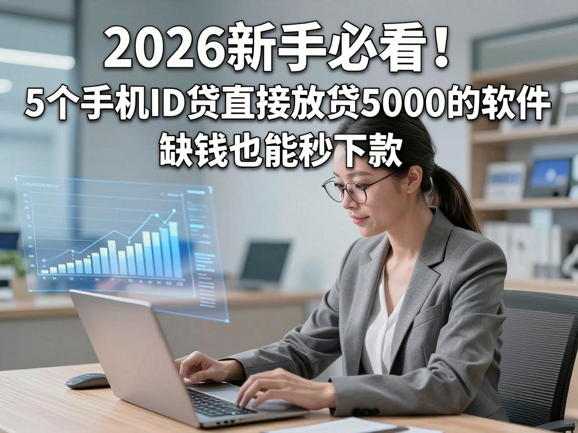 2026新手必看！5个手机ID贷直接放贷5000的软件，缺钱也能秒下款