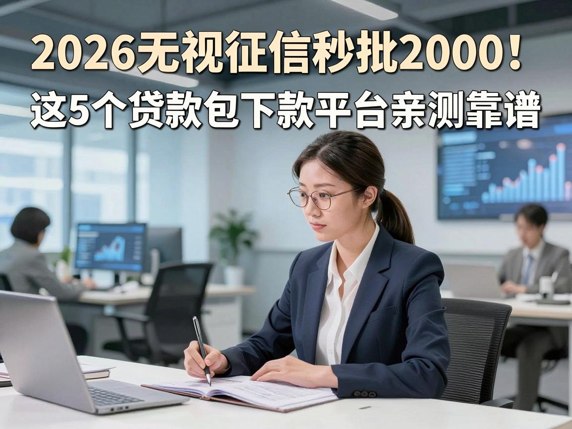2026无视征信秒批2000！这5个贷款包下款平台亲测靠谱