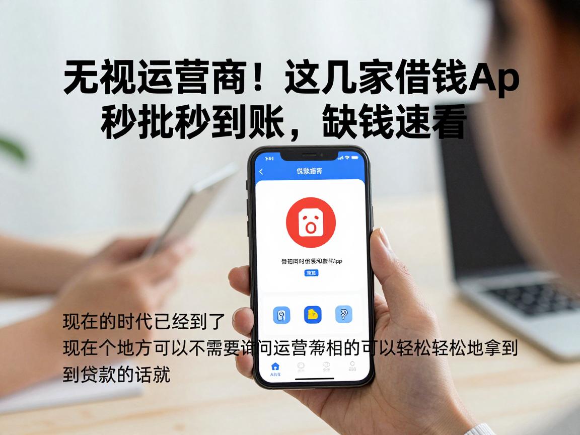无视运营商！这几家借钱App秒批秒到账，缺钱速看