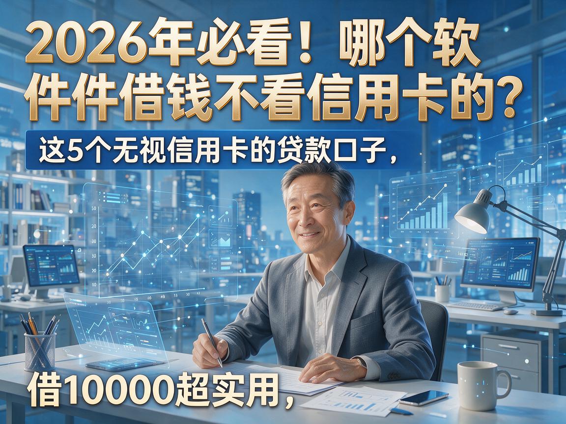 2026年必看！哪个软件借钱不看信用卡的？这5个无视信用卡的贷款口子，借10000超实用！