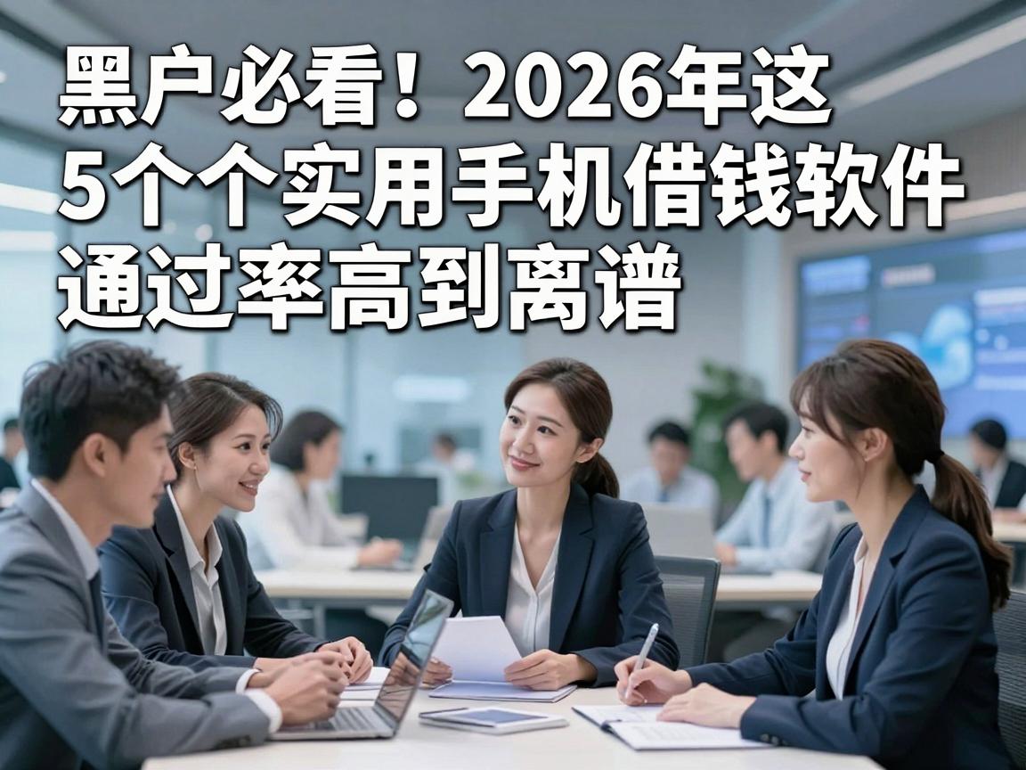 黑户必看！2026年这5个实用手机借钱软件通过率高到离谱