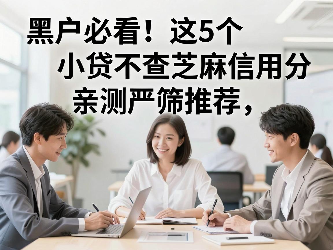 黑户必看！这5个小贷不查芝麻信用分，亲测严筛推荐！