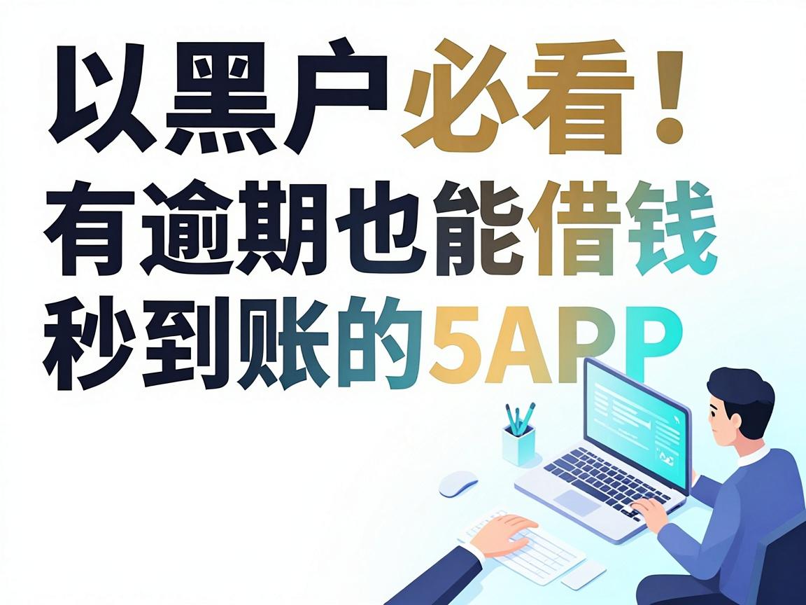 黑户必看！有逾期也能借钱秒到账的5APP，全程不需要审核