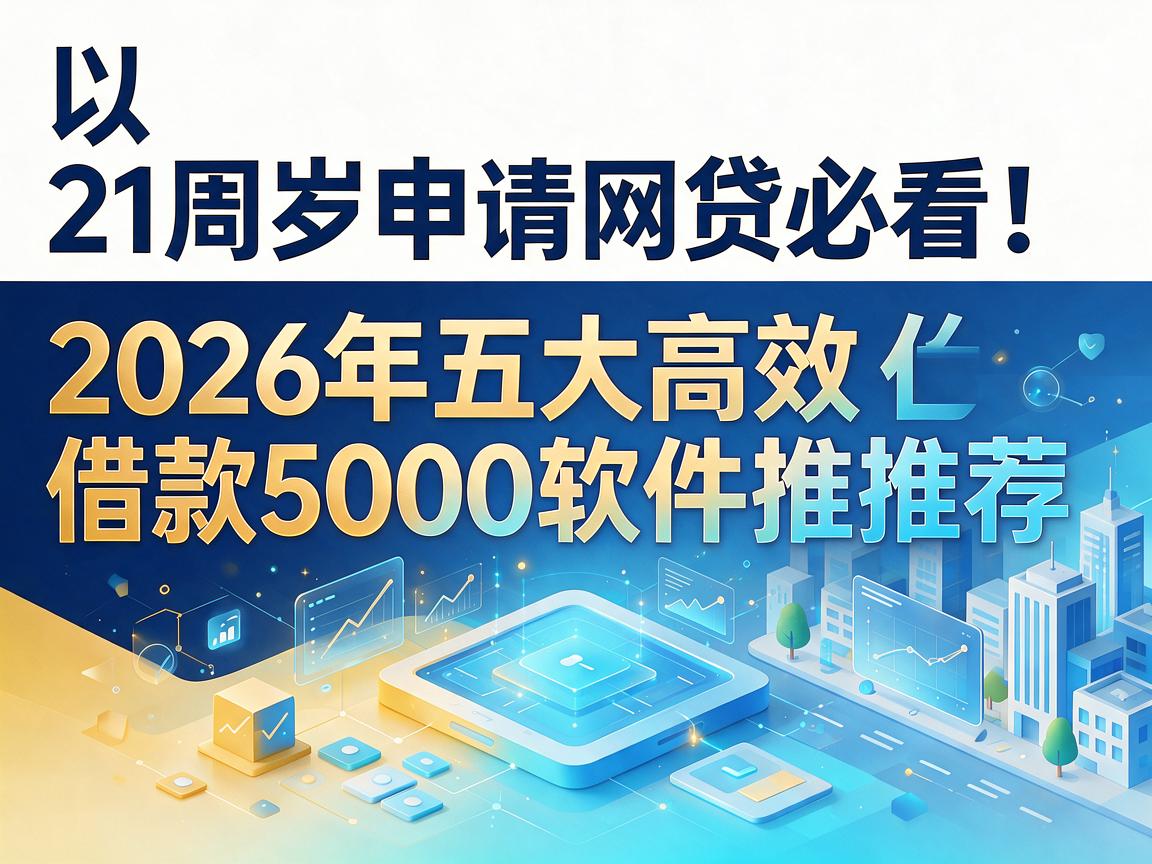 21周岁申请网贷必看！2026年五大高效借款5000软件推荐