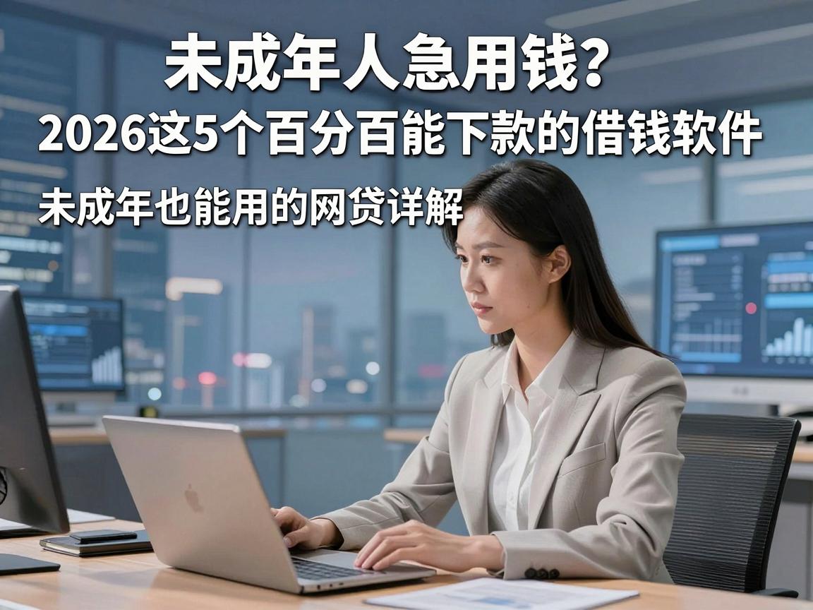 未成年人急用钱？2026这5个百分百能下款的借钱软件，未成年也能用的网贷详解