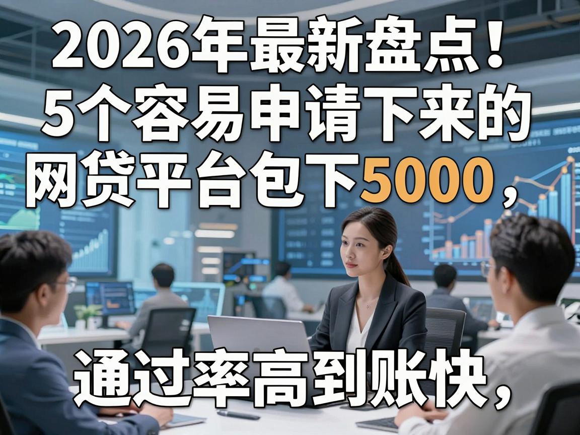 2026年最新盘点！5个容易申请下来的网贷平台包下5000，通过率高到账快！