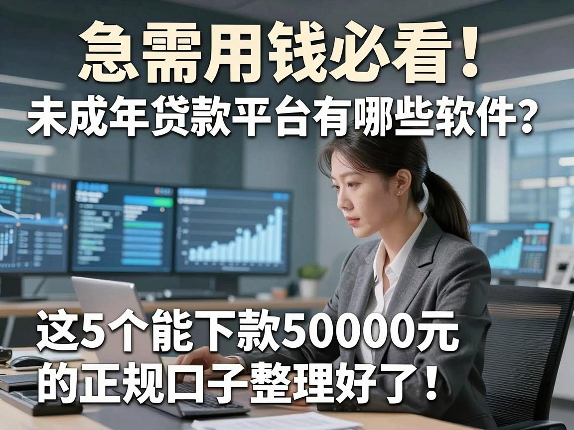 急需用钱必看！未成年贷款平台有哪些软件？这5个能下款50000元的正规口子整理好了
