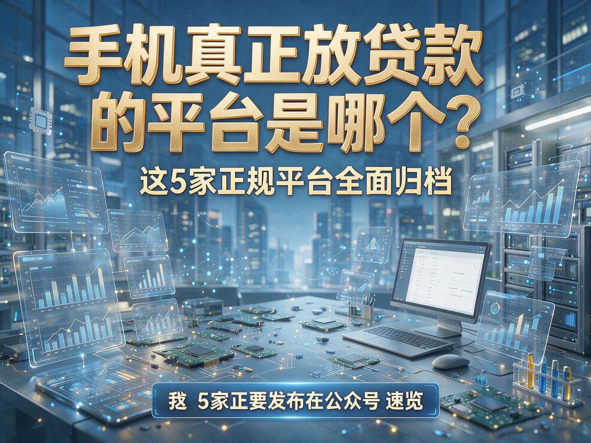 手机真正放贷款的平台是哪个？这5家正规平台全面归档，速览！