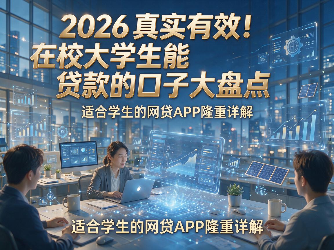 2026真实有效！在校大学生能贷款的口子大盘点，适合学生的网贷APP隆重详解