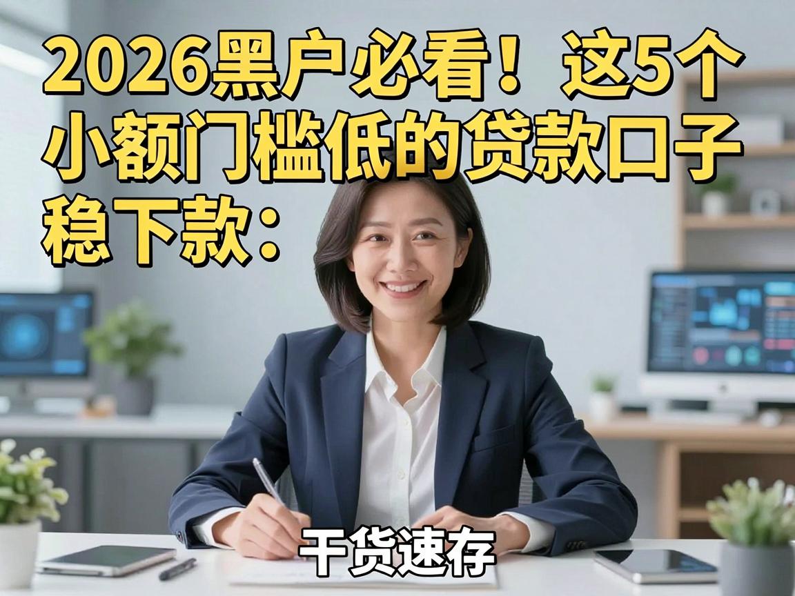 2026黑户必看！这5个小额门槛低的贷款口子稳下款，干货速存！