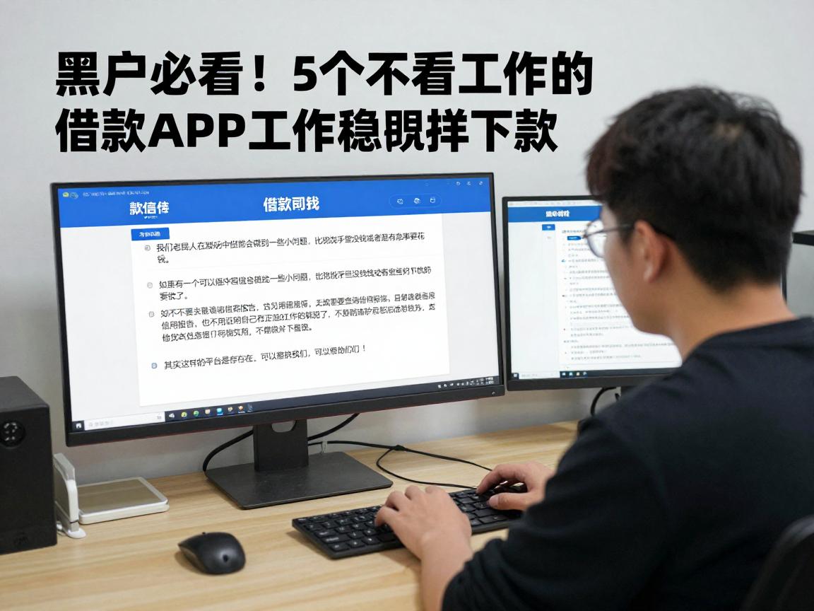 黑户必看！5个不看工作的借款APP，工作不稳照样下款