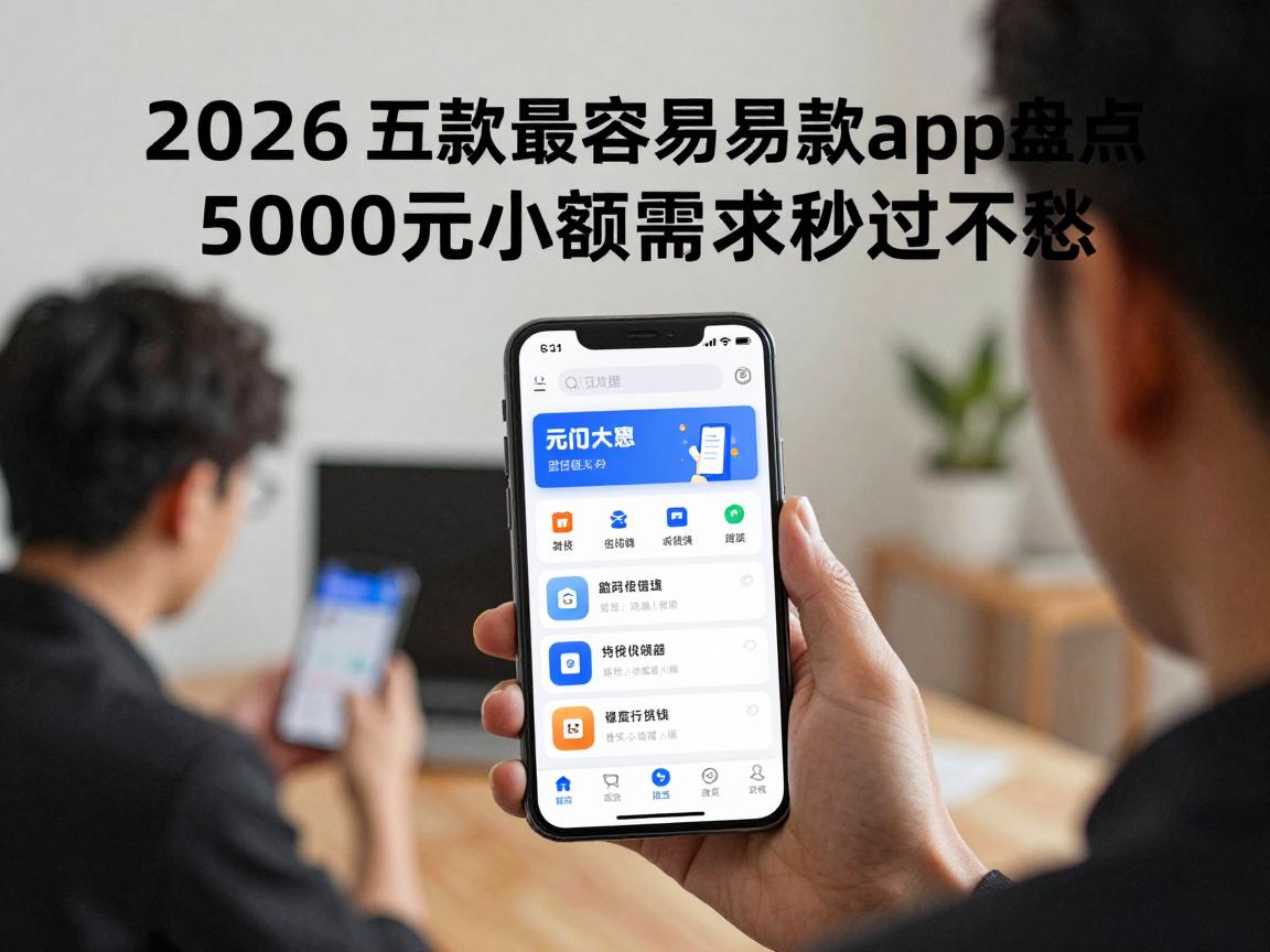 2026必看！五款最容易借款的app盘点，5000元小额需求秒过不愁