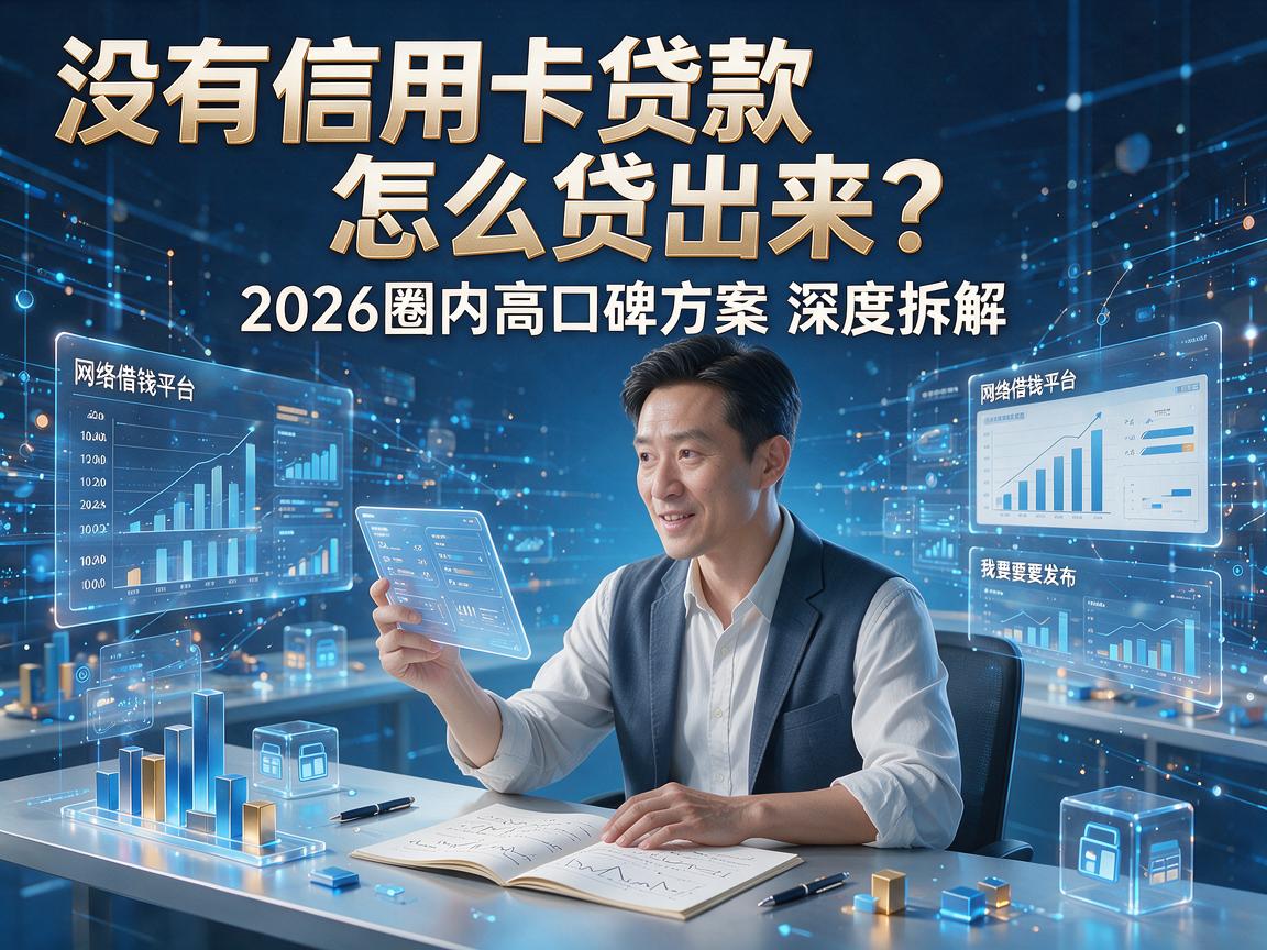 没有信用卡贷款怎么贷出来？2026圈内高口碑方案深度拆解！