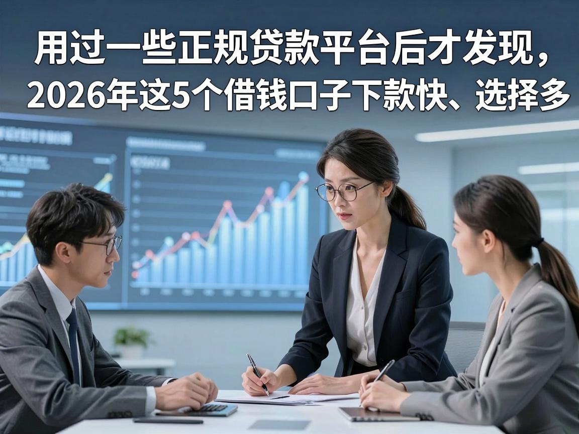 用过一些正规贷款平台后才发现，2026年这5个借钱口子下款快、选择多！