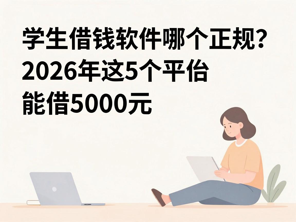 学生借钱软件哪个正规？2026年这5个平台能借5000元