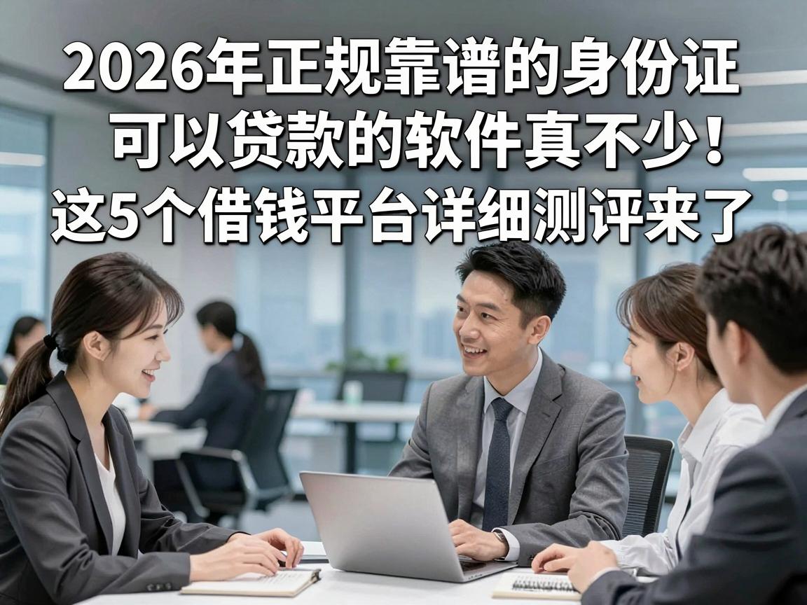 2026年正规靠谱的身份证可以贷款的软件真不少!这5个借钱平台详细测评来了