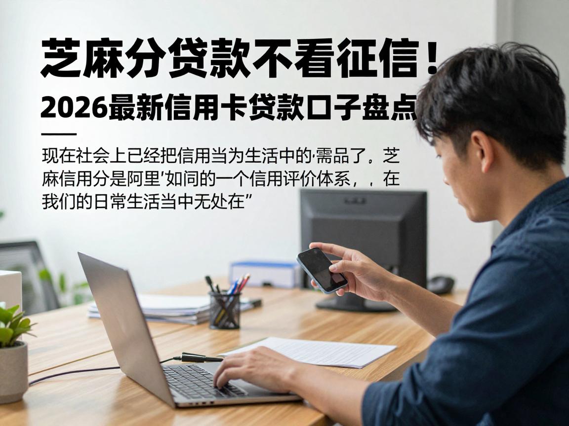 芝麻分贷款不看征信！2026最新信用卡贷款口子深度盘点