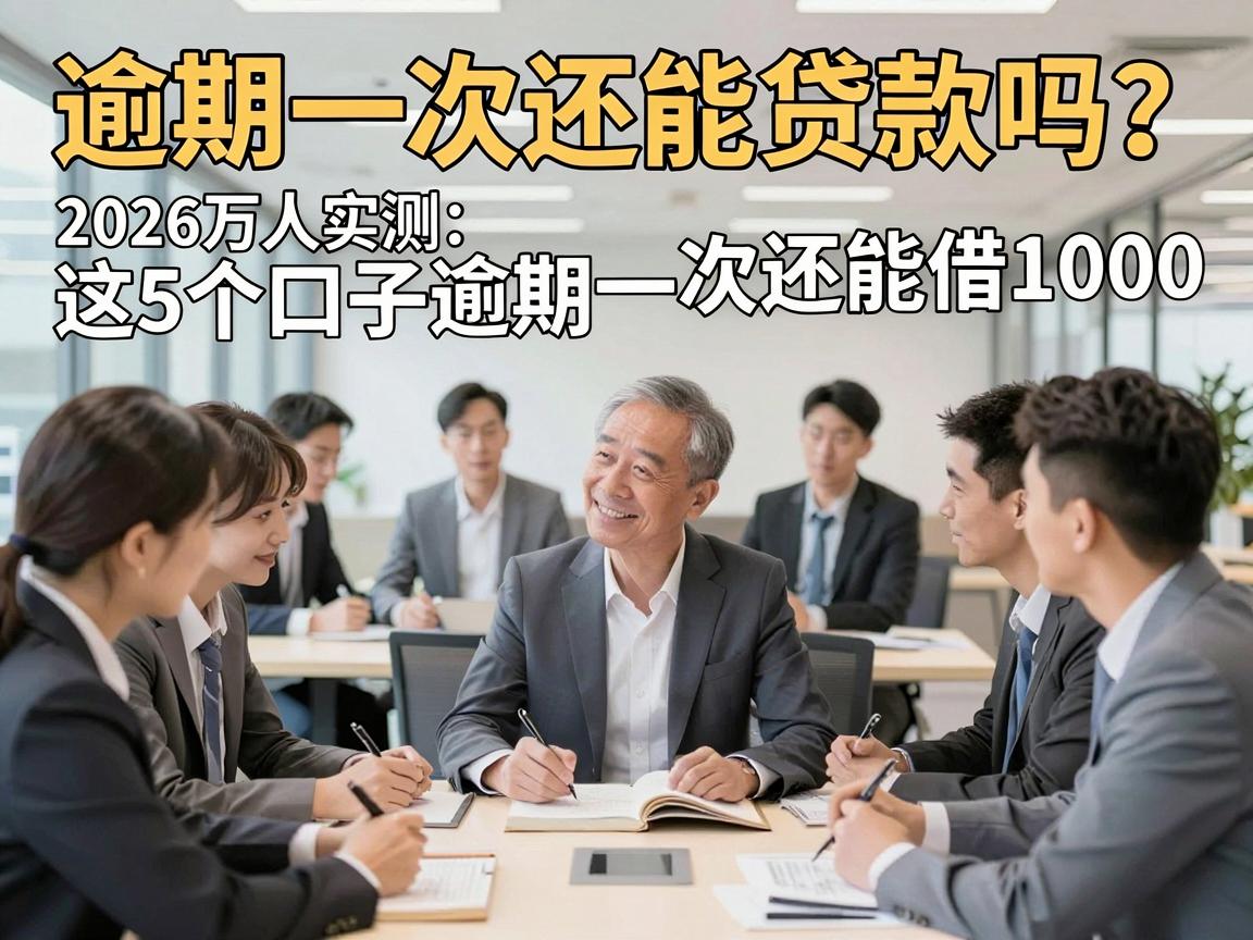 逾期一次还能贷款吗？2026万人实测：这5个口子逾期一次还能借1000！