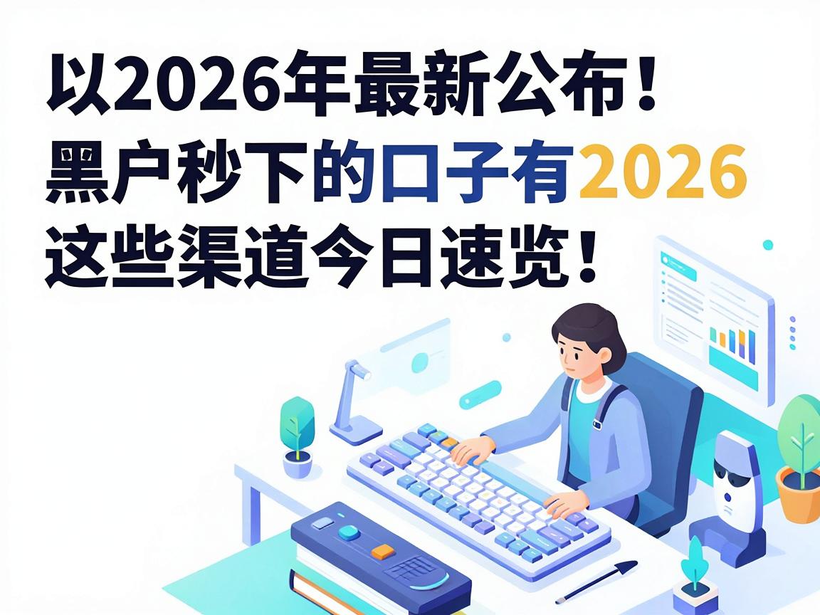 2026年最新公布！黑户秒下的口子有2026，这些渠道今日速览！