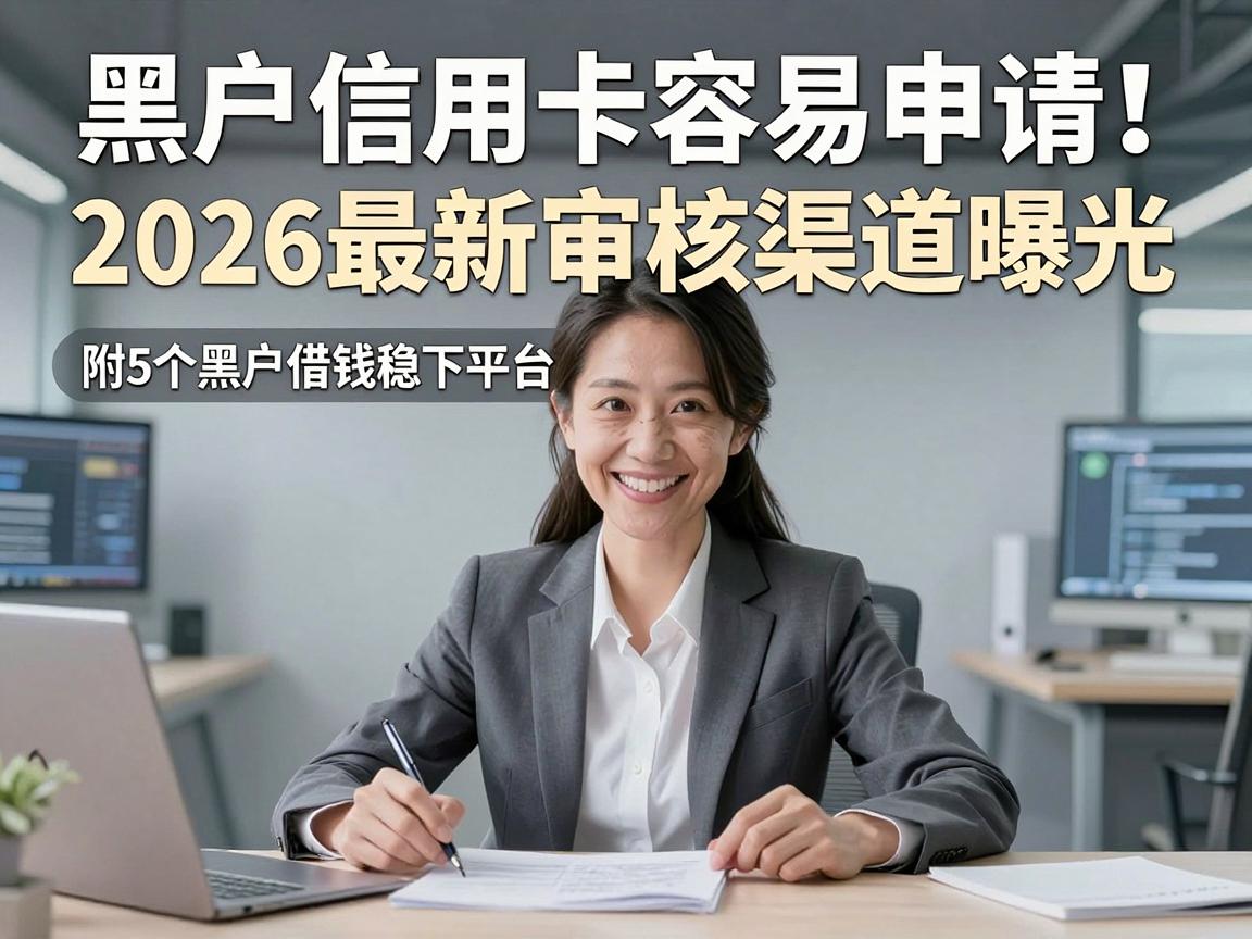 黑户信用卡容易申请！2026最新审核渠道曝光，附5个黑户借钱稳下平台
