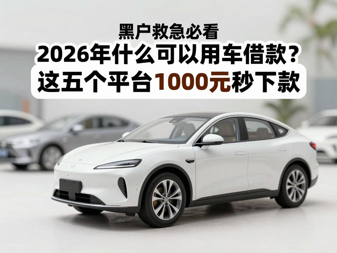 黑户救急必看！2026年什么可以用车借款？这五个平台1000元秒下款