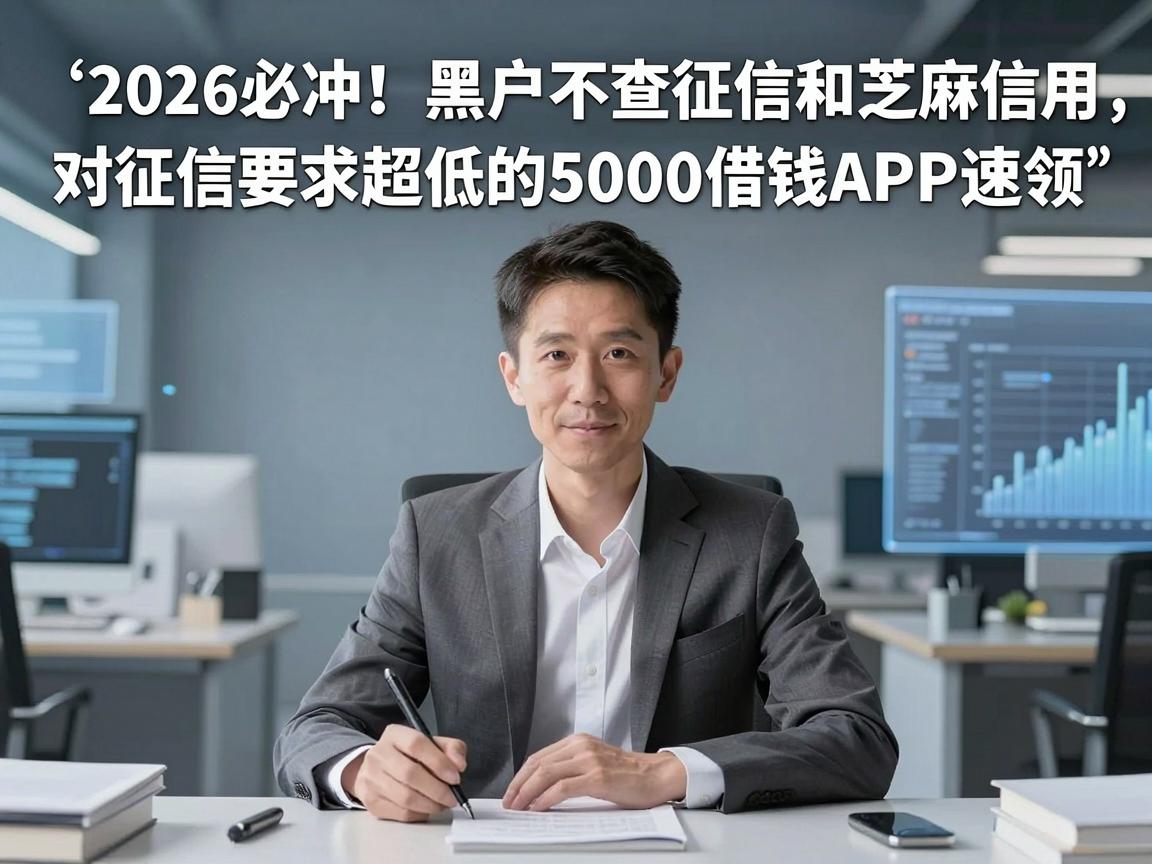 2026必冲！黑户不查征信和芝麻信用，对征信要求超低的5000借钱APP速领