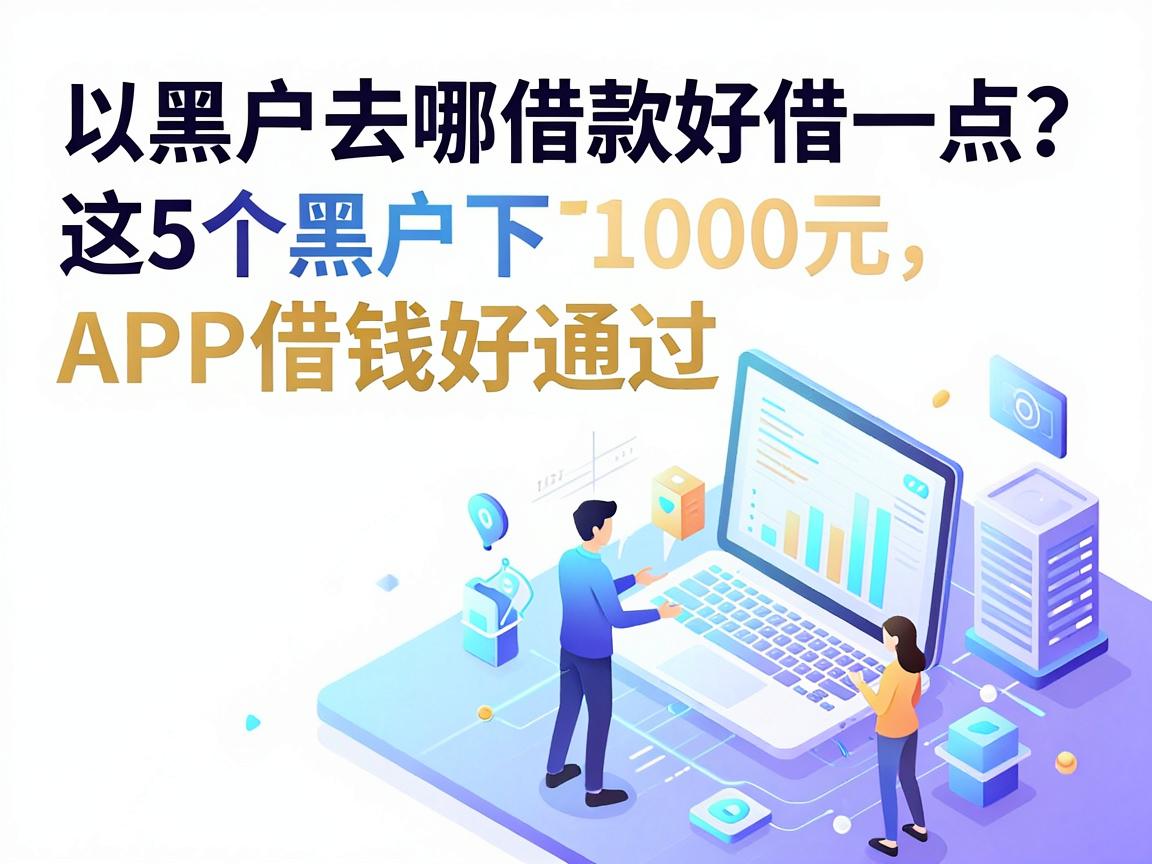 黑户去哪借款好借一点？这5个黑户能下的1000元APP借钱好通过