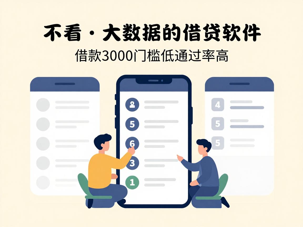 这5个不看大数据的借贷软件，借款3000门槛低通过率高