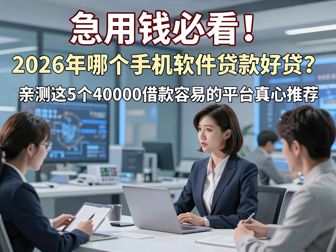 急用钱必看！2026年哪个手机软件贷款好贷？亲测这5个40000借款容易的平台真心推荐