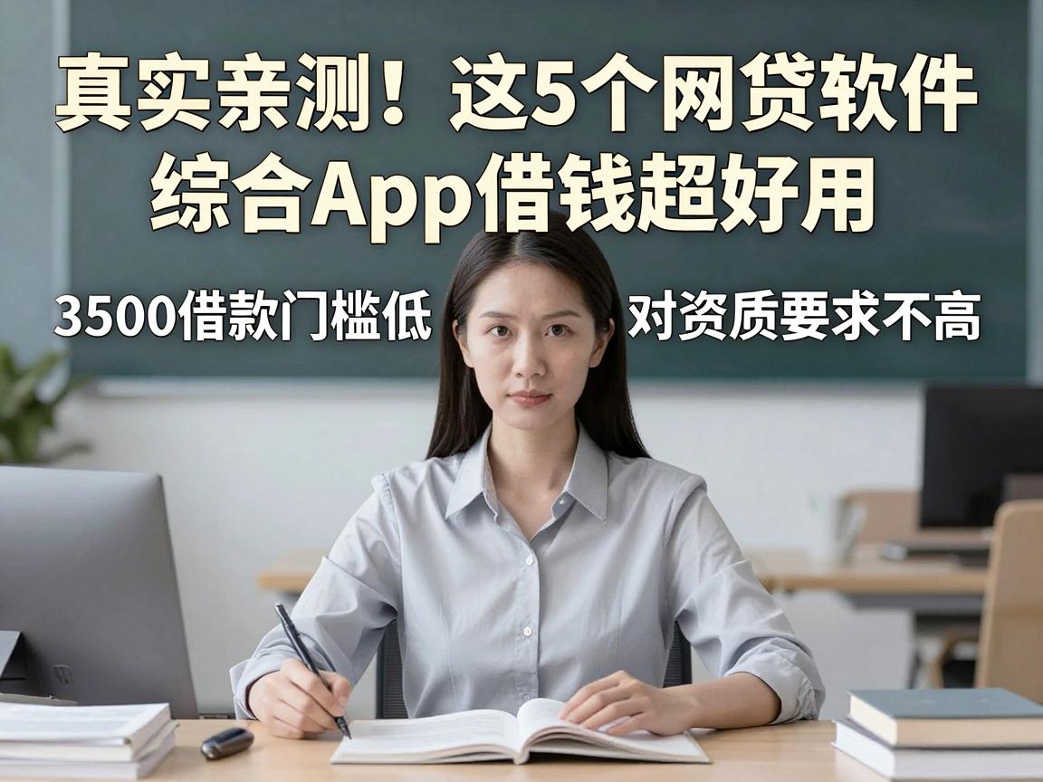 真实亲测！这5个网贷软件综合App借钱超好用，3500借款门槛低对资质要求不高