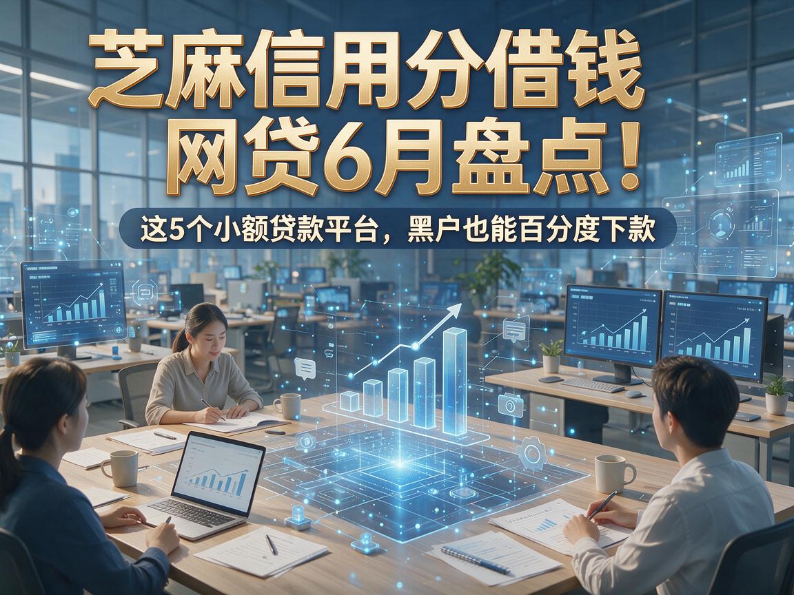 芝麻信用分借钱网贷6月盘点！这5个小额贷款平台，黑户也能百分百下款