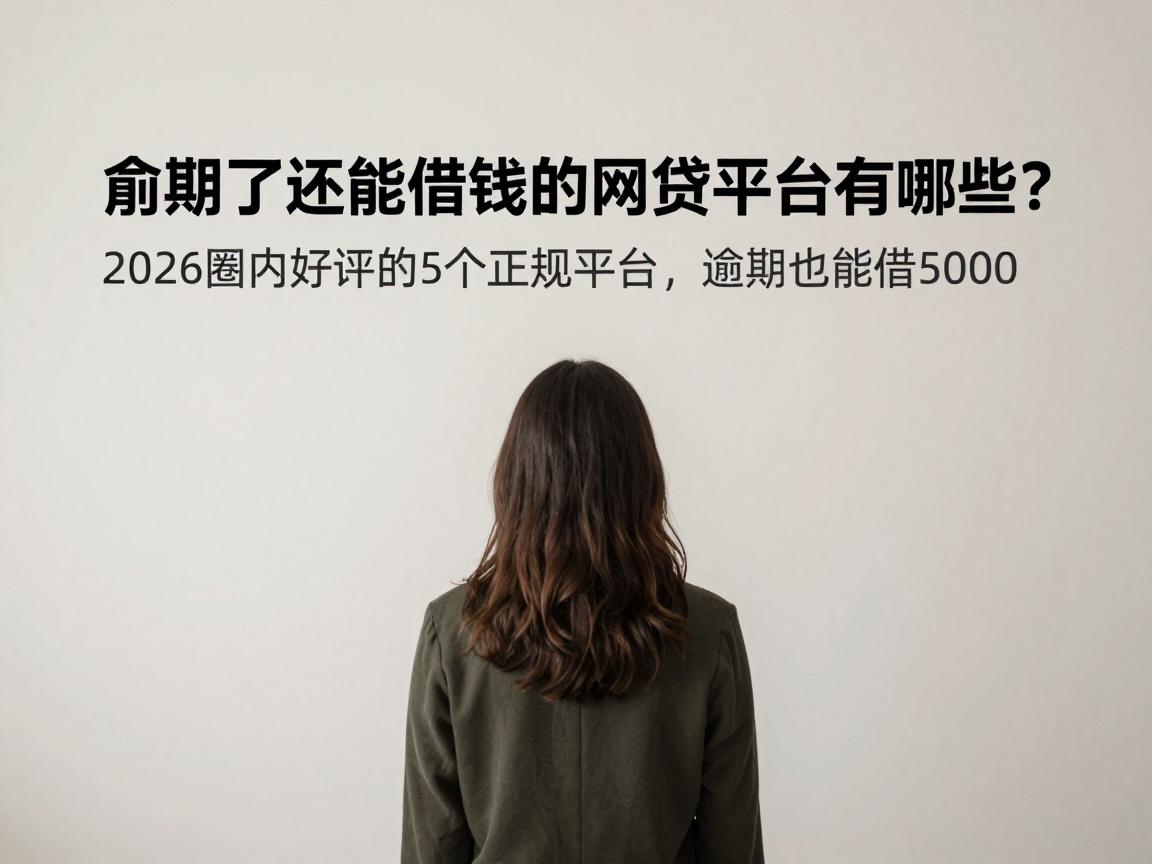 逾期了还能借钱的网贷平台有哪些？2026圈内好评的5个正规平台，逾期也能借5000