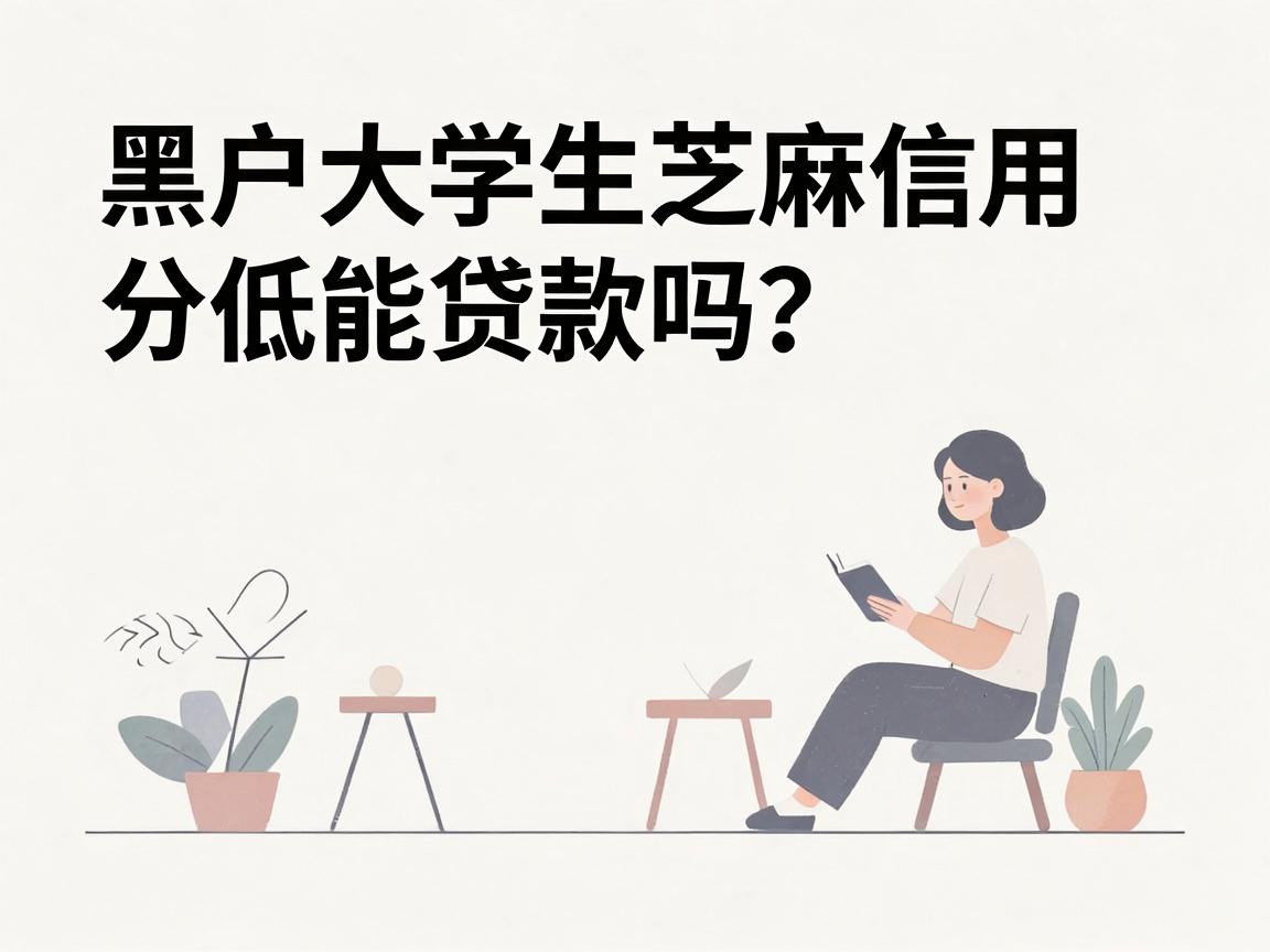 黑户大学生芝麻信用分低能贷款吗？这5个口子专为芝麻分低急需借20000的你推荐