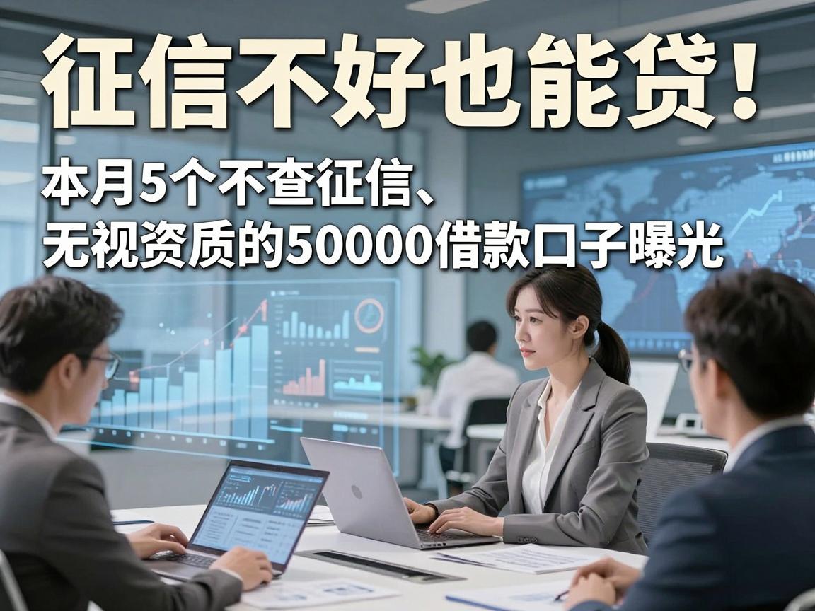 征信不好也能贷！本月5个不查征信、无视资质的50000借款口子曝光