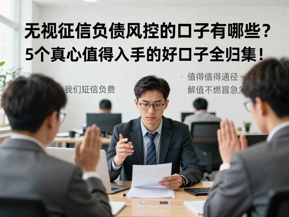 无视征信负债风控的口子有哪些？5个真心值得入手的好口子全归集！