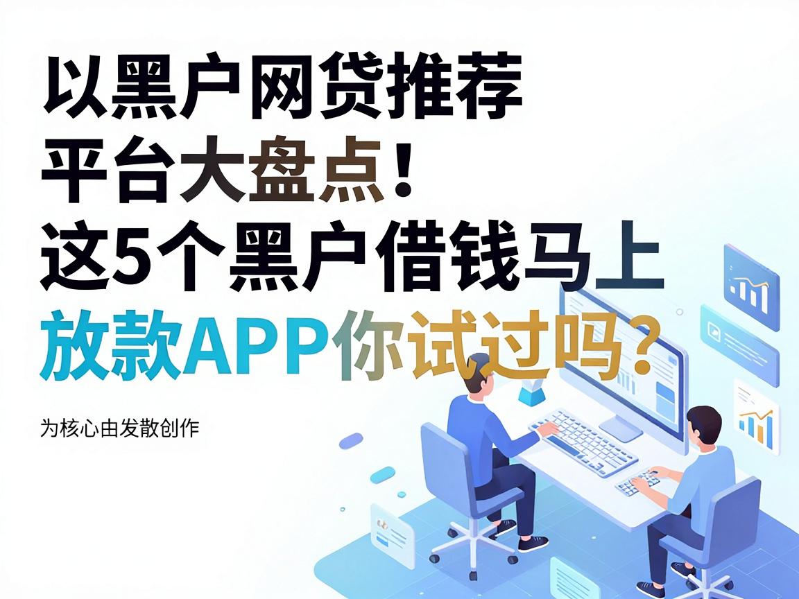 黑户网贷推荐平台大盘点！这5个黑户借钱马上放款APP你试过吗？
