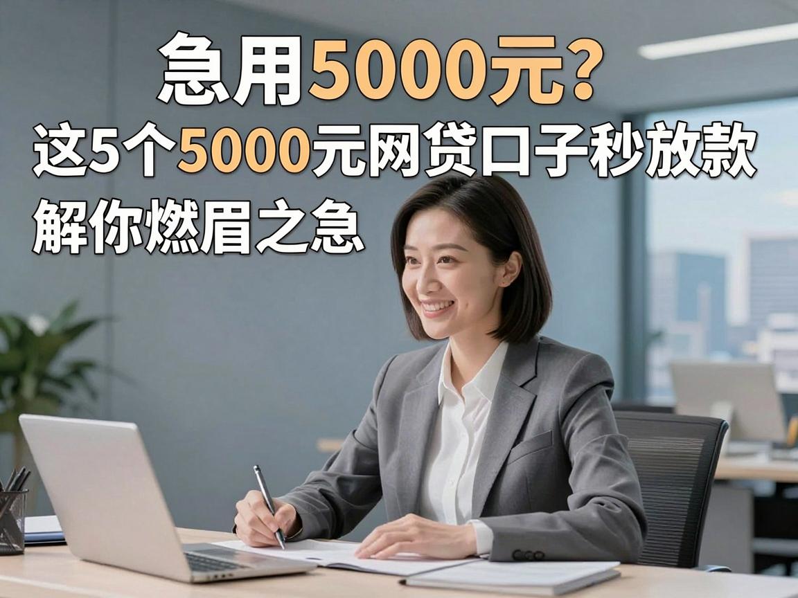 急用5000元？这5个5000元网贷口子秒放款，解你燃眉之急