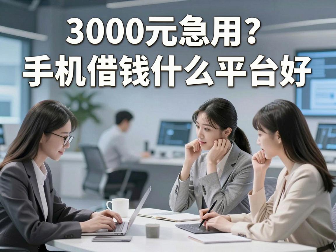 3000元急用？手机借钱什么平台好，这3个条件要求不高的软件别错过