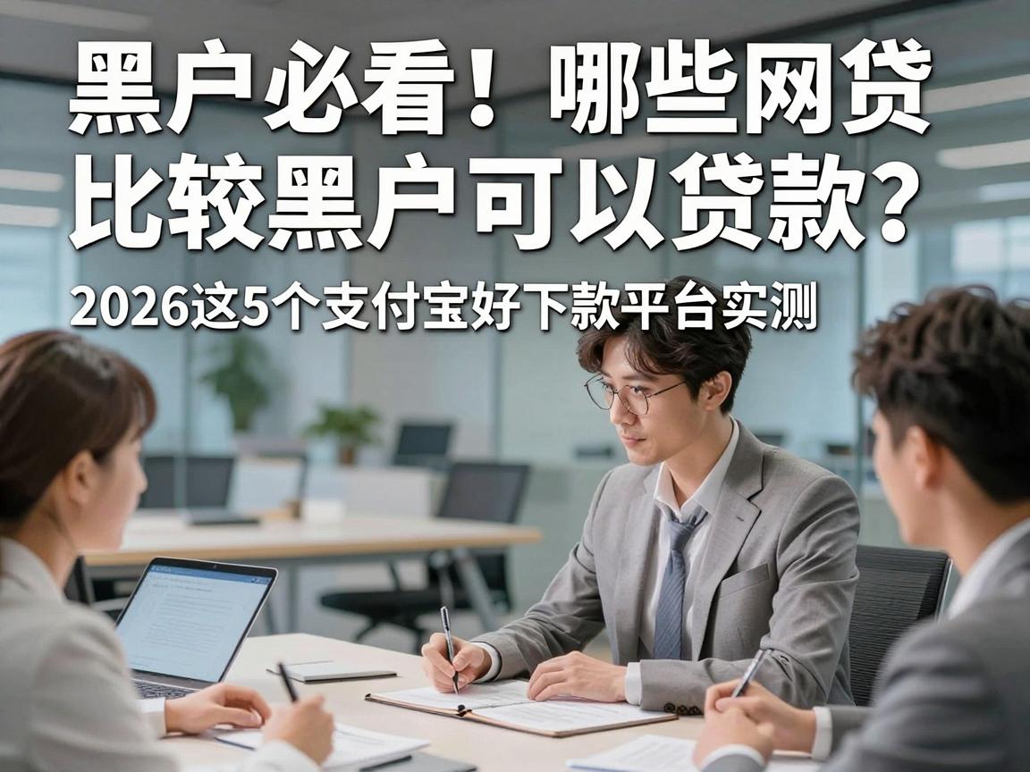 黑户必看！哪些网贷比较黑户可以贷款？2026这5个支付宝好下款平台实测