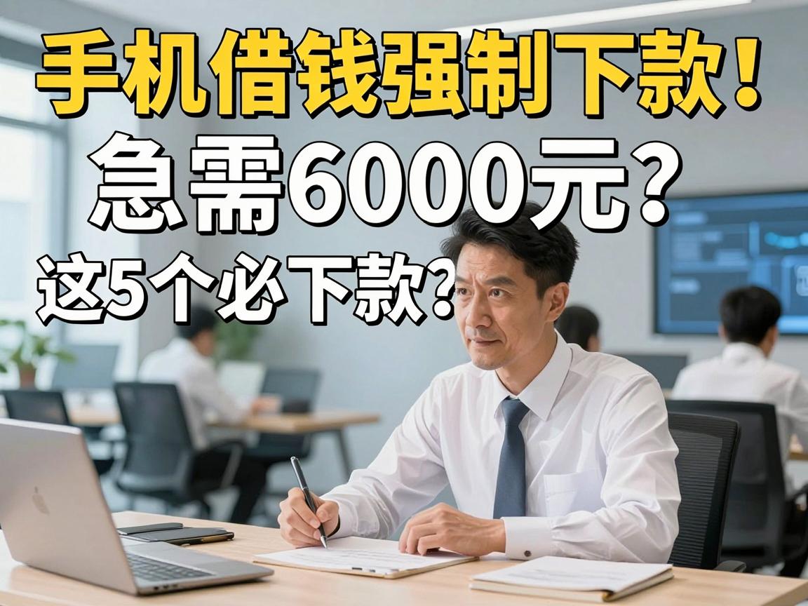 手机借钱强制下款！急需6000元？这5个必下款网贷软件突发用钱超适配
