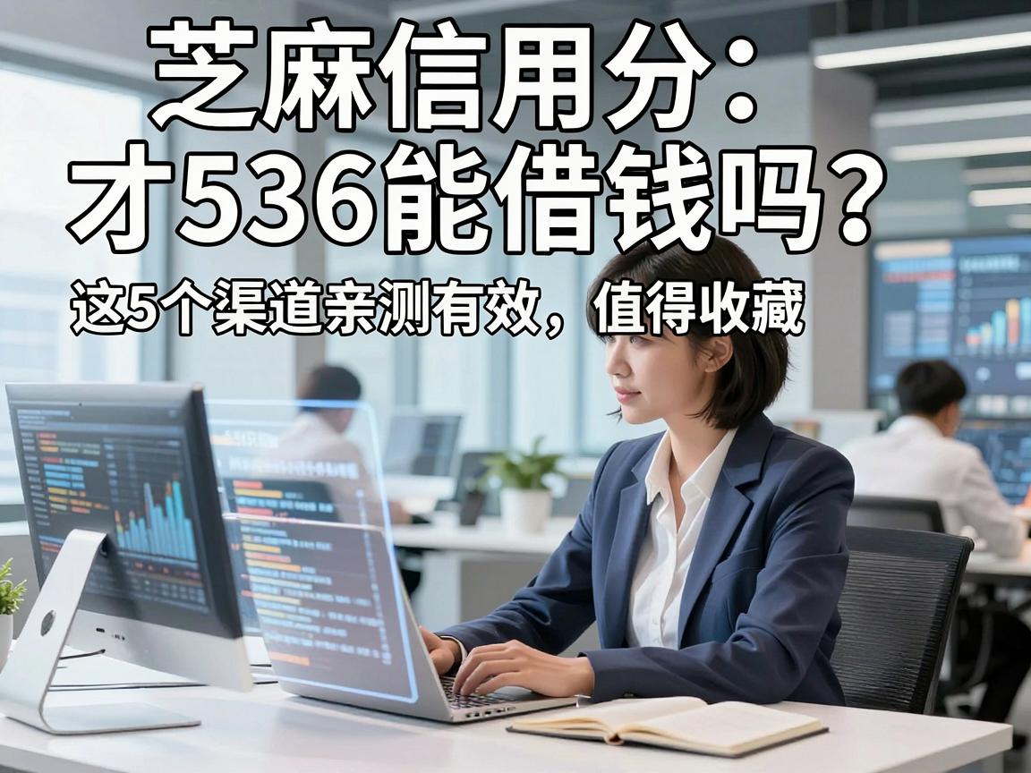 芝麻信用分才536能借钱吗？这5个渠道亲测有效，值得收藏