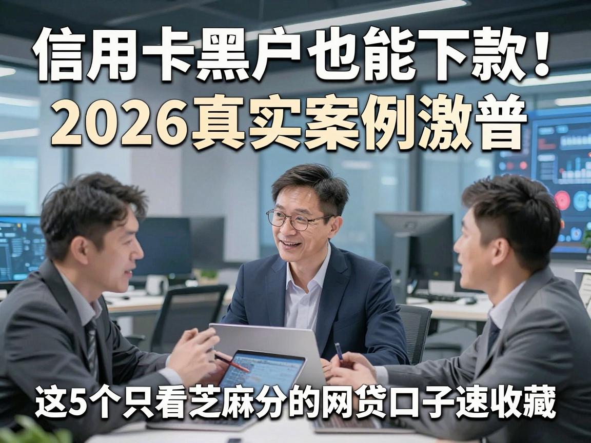 信用卡黑户也能下款！2026真实案例激增，这5个只看芝麻分的网贷口子速收藏