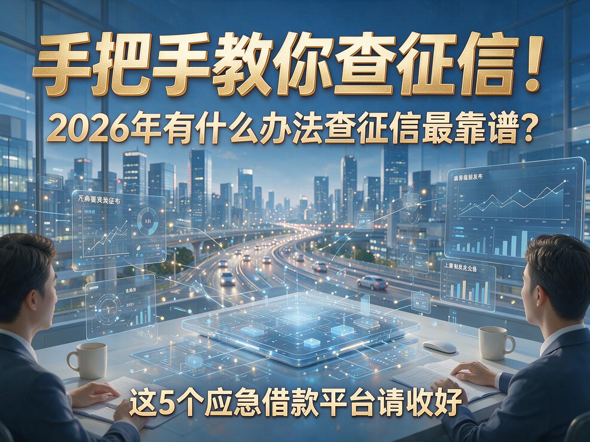 手把手教你查征信！2026年有什么办法查征信最靠谱？这5个应急借款平台请收好