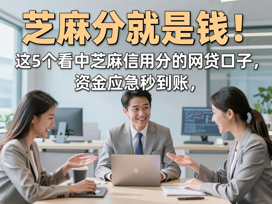 芝麻分就是钱！这5个看中芝麻信用分的网贷口子，资金应急秒到账！